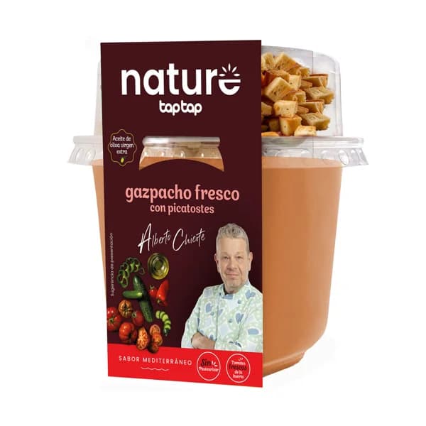 NATURE Gazpacho fresco con picatostes chicote tap tap 1L. - 1 l - Imagen del producto en Findit