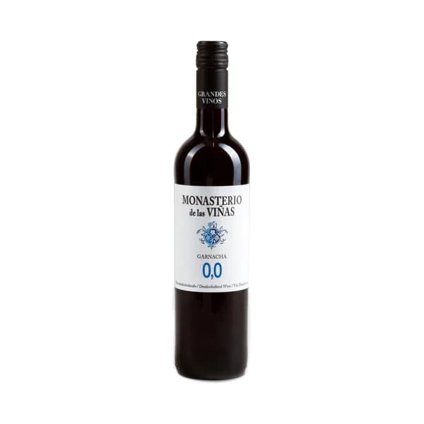 MONASTERIO DE LAS VIÑAS Vino tinto desalcoholizado (0.0%) botella 75 cl. - 1 ud - Imagen del producto en Findit