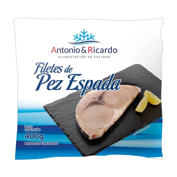 ANTONIO Y RICARDO Filetes de pez espada 400 g. - 0.4 kg - Imagen del producto en Findit