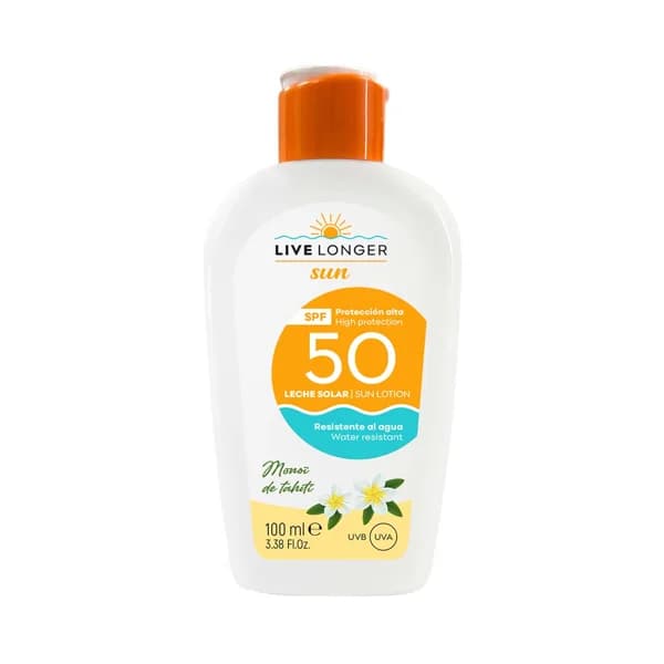 LIVE LONGER Sun Leche solar protectora con  FPS 50 (muy alto) 100 ml. - 0.1 l - Imagen del producto en Findit