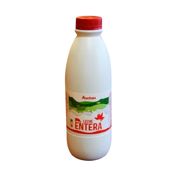 AUCHAN Leche de vaca entera 1,5 l Producto Alcampo. - 1.5 l - Imagen del producto en Findit