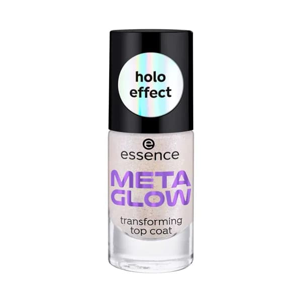 ESSENCE Meta glow Top coat semitransparente con shimmer plateado y azul. - 1 ud - Imagen del producto en Findit