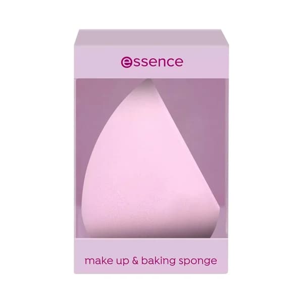 ESSENCE Esponja de maquillaje y baking, con lado biselado para bases y polvos. - 1 ud - Imagen del producto en Findit