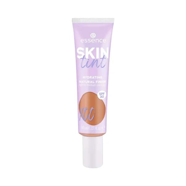 ESSENCE Skin tint tono 100 Tinte para piel hidratante, cobertura ligera a media y FPS 30. - 1 ud - Imagen del producto en Findit