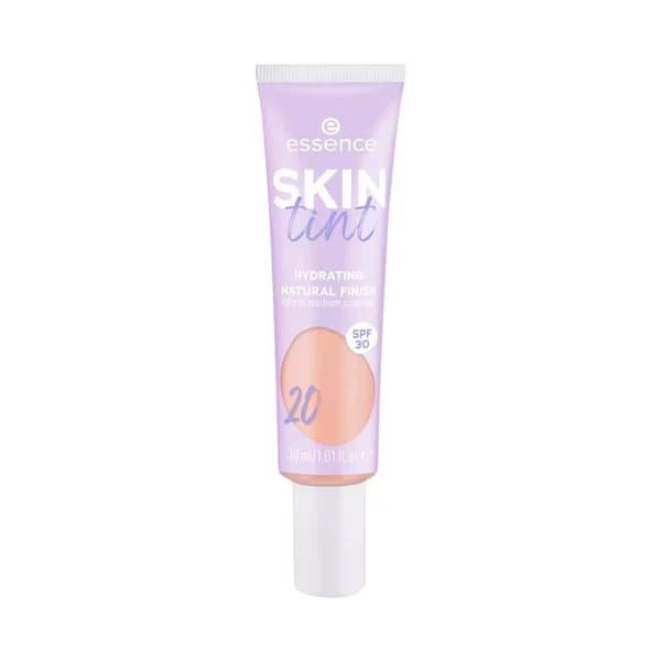 ESSENCE Skin tint tono 20 Tinte para piel hidratante, cobertura ligera a media y FPS 30. - 1 ud - Imagen del producto en Findit