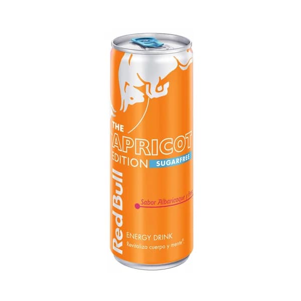 RED BULL Apricot sugar free Bebida energética , sabor a albaricoque y fresa, 250 ml - 0.25 l - Imagen del producto en Findit