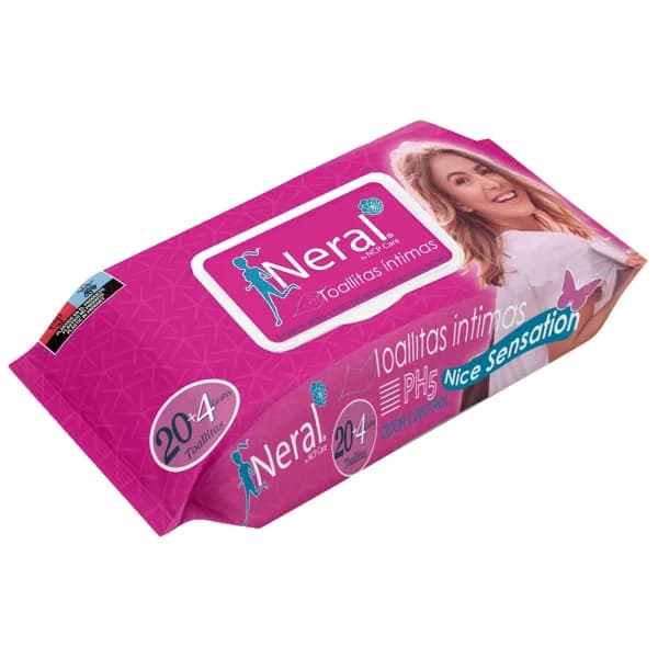 NERAL Toallitas íntimas con control de olor y pH 5.5 20 uds. - 1 ud - Imagen del producto en Findit