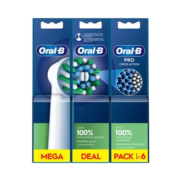ORAL-B Pro cross action Recambios para cepillo eléctrico 6 uds. - 1 ud - Imagen del producto en Findit