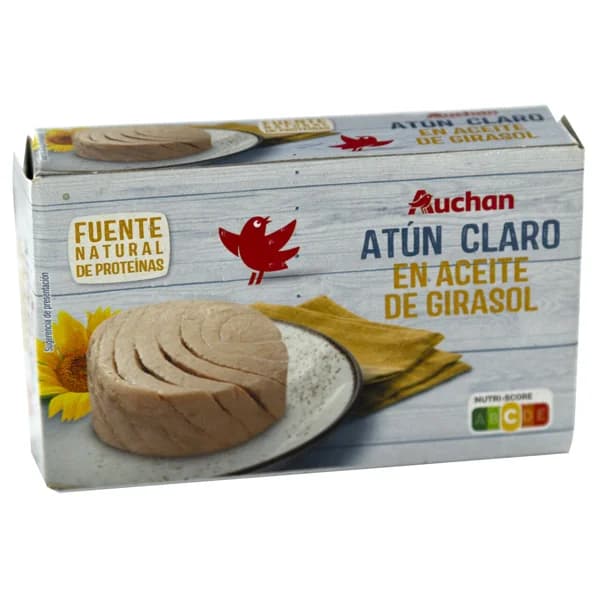 PRODUCTO ALCAMPO Atún claro en aceite de girasol lata de 72 g. - 0.07 kg - Imagen del producto en Findit