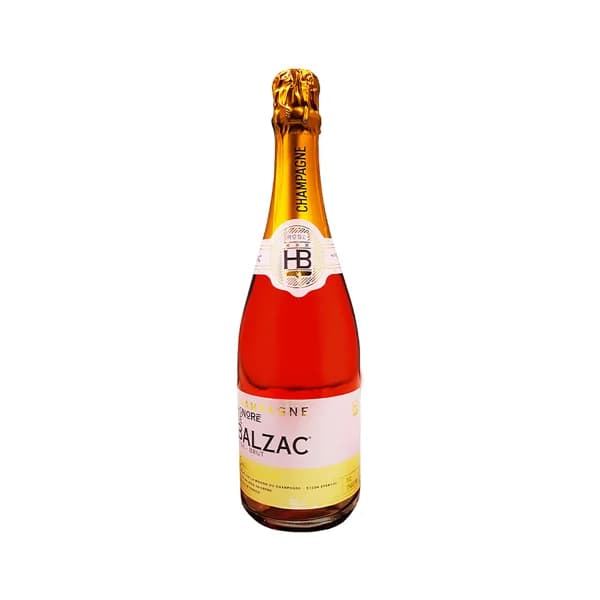 HONORE DE BALZAC Champagne brut rosado botella 75 cl. - 1 ud - Imagen del producto en Findit