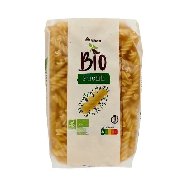 PRODUCTO ALCAMPO Fusilli de calidad superior procedente de agricultura ecológica 500 g. - 0.5 kg - Imagen del producto en Findit