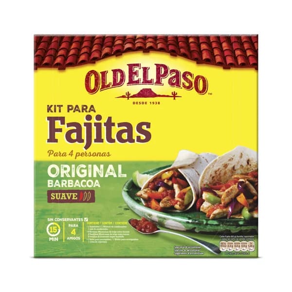 OLD EL PASO Fajitas kit OLD EL PASO 505 g. - 0.51 kg - Imagen del producto en Findit