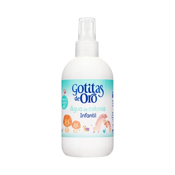 GOTITAS DE ORO Agua de colonia infantil con bajo contenido en alcohol 250 ml. - 0.25 l - Imagen del producto en Findit