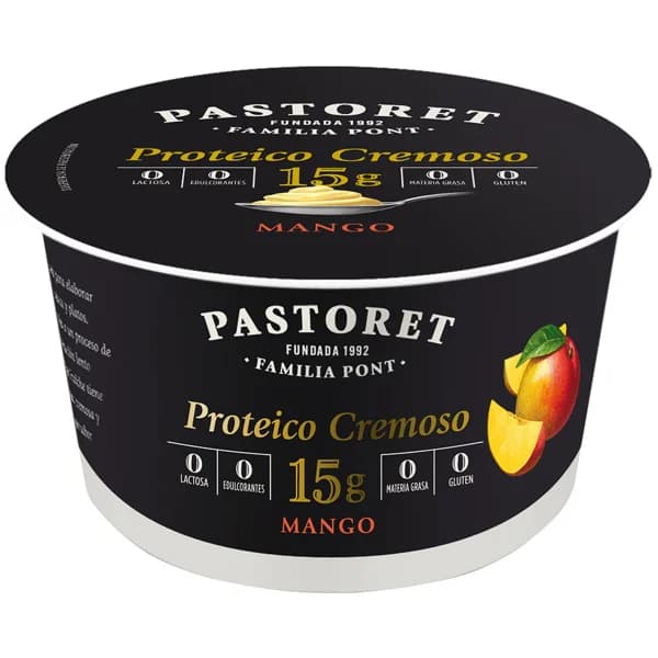 PASTORET Proteico cremoso 0% materia grasas, con alto contenido en proteinas y mango 170 g. - 0.17 kg - Imagen del producto en Findit