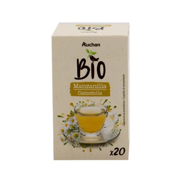 ALCAMPO ECOLÓGICO Infusión de manzanilla Bio 20 uds. 24 g. - 1 ud - Imagen del producto en Findit