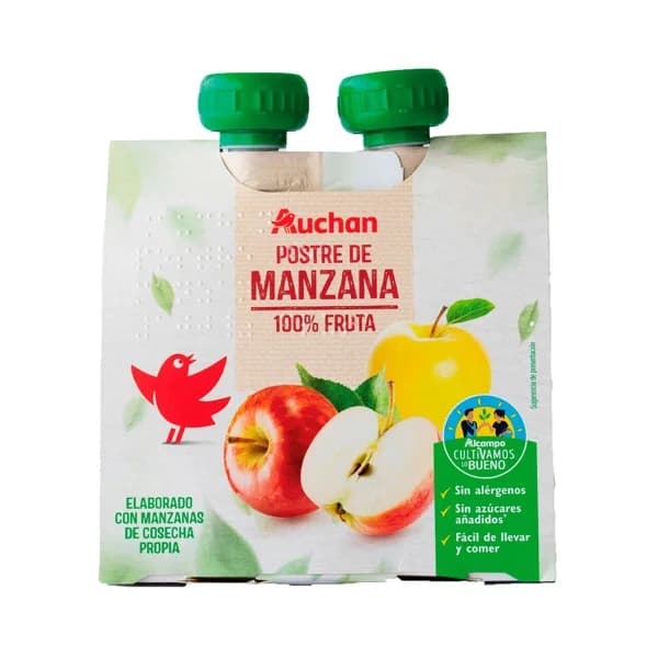 ALCAMPO CULTIVAMOS LO BUENO Pouch de manzana pack 2 uds. x 100 g. - 0.2 kg - Imagen del producto en Findit