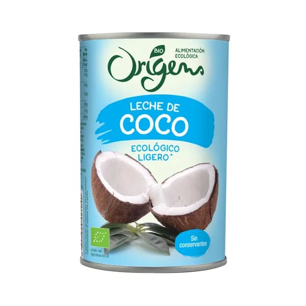 ORIGENS Leche de coco light Bio ORIGENS 400 ml. - 0.4 l - Imagen del producto en Findit