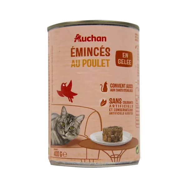 PRODUCTO ALCAMPO Comida húmeda para gatos a base de pollo PRODUCTO ALCAMPO 400 g. - 0.4 kg - Imagen del producto en Findit