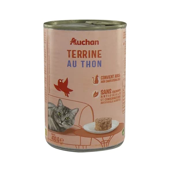 PRODUCTO ALCAMPO Alimento para gato de paté de atún PRODUCTO ALCAMPO 400 g. - 0.4 kg - Imagen del producto en Findit