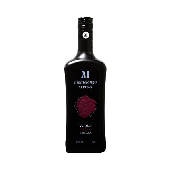 MONTELONGO Crema de vodka con sabor a fresa botella 70 cl. - 0.7 l - Imagen del producto en Findit