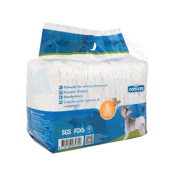 NOBLEZA Pañales para perros talla L 12 uds. - 1 ud - Imagen del producto en Findit