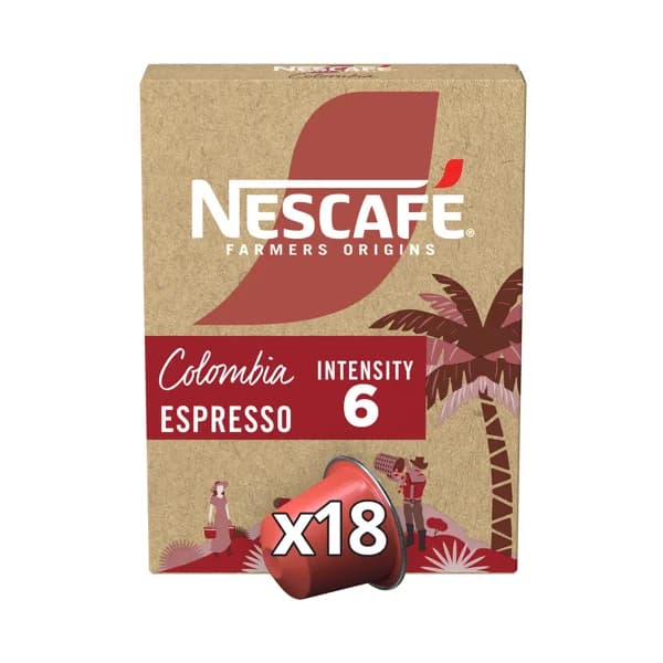NESCAFÉ Café en cápsulas espresso Colombia Farmers Origins 18 uds, - 0.1 kg - Imagen del producto en Findit