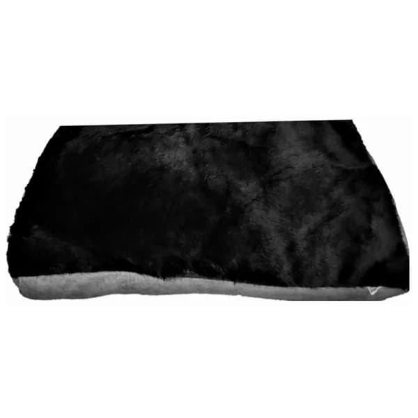 ZM Colchoneta negra con pelo para perro. Talla XL 90 x 65 cm. - 1 ud - Imagen del producto en Findit