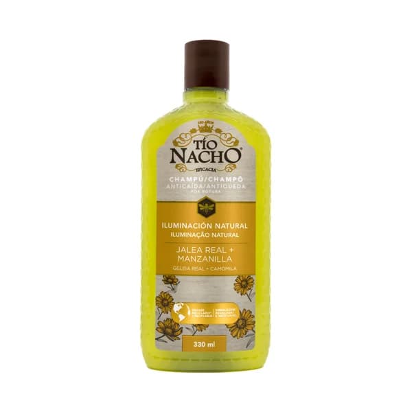 TIO NACHO Champú aclarante y anticaída por rotura, con jalea real y manzanilla 330 ml. - 0.33 l - Imagen del producto en Findit