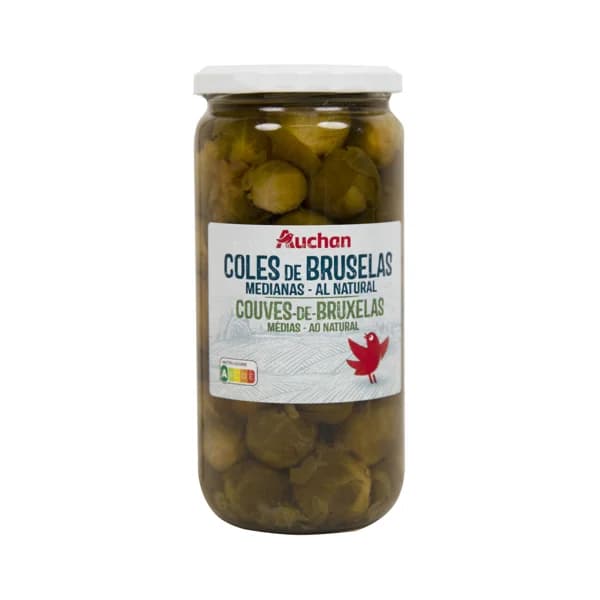 PRODUCTO ALCAMPO Coles de Bruselas al natural frasco de 400 g. - 0.4 kg - Imagen del producto en Findit