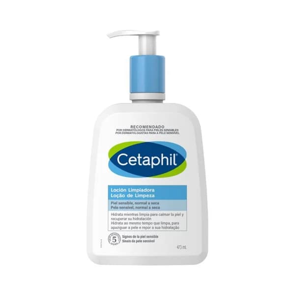 CETAPHIL Loción facial limpiadora e hidratante para pieles sensibles, normales a secas 473 ml. - 0.47 l - Imagen del producto en Findit
