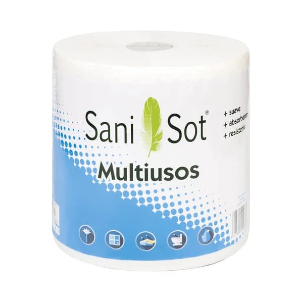 SANISOT Maxi rollo de cocina multiusos de doble cara 37,95 m. - 1 ud - Imagen del producto en Findit