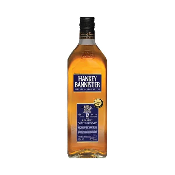 HANKEY BANNISTER Whisky escocés 12 años botella de 70 cl. - 0.7 l - Imagen del producto en Findit