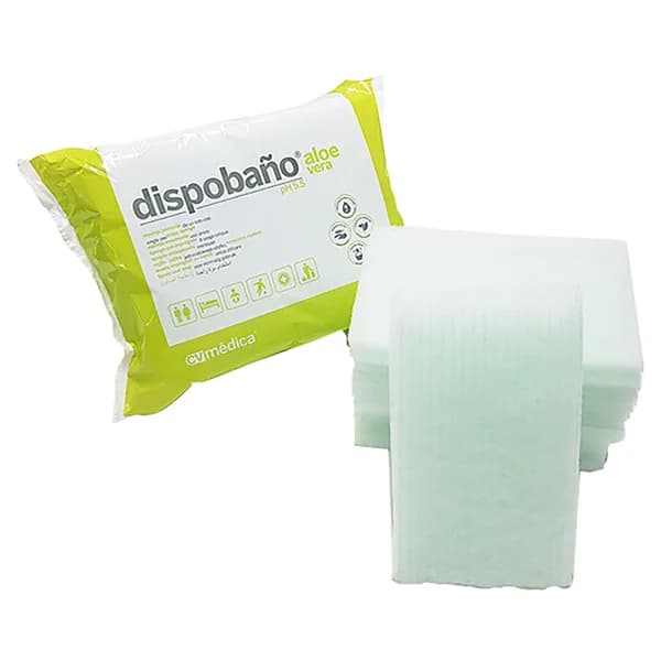 DISPOBAÑO Esponjas jabonosas con aloe vera y pH 5.5 24 uds. - 1 ud - Imagen del producto en Findit