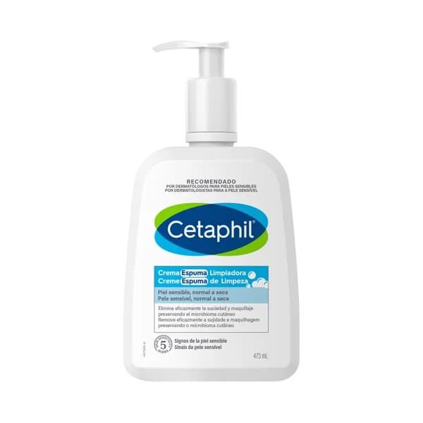 CETAPHIL Crema espuma limpiadora con aloe vera y vitaminas del grupo B 473 ml. - 0.47 l - Imagen del producto en Findit