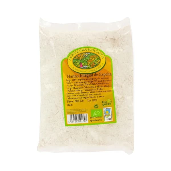 BIOGORET Harina de espelta integral ecológica BIGORET 500 g. - 0.5 kg - Imagen del producto en Findit