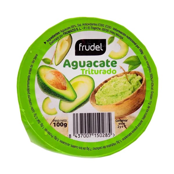 FRUMACO Aguacate triturado 100 g. - 0.1 kg - Imagen del producto en Findit