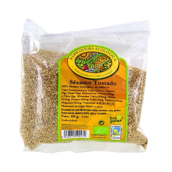 BIOGORET Sésamo tostado de agricultura ecológica BIOGORET 300 g. - 0.3 kg - Imagen del producto en Findit