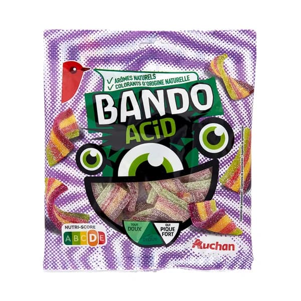 PRODUCTO ALCAMPO Bando acid Gominolas surtidas ácidas 200 g. - 0.2 kg - Imagen del producto en Findit