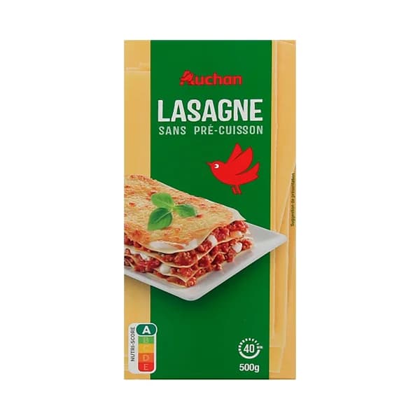 PRODUCTO ALCAMPO Lasaña sin precocinar  500 g. - 0.5 kg - Imagen del producto en Findit