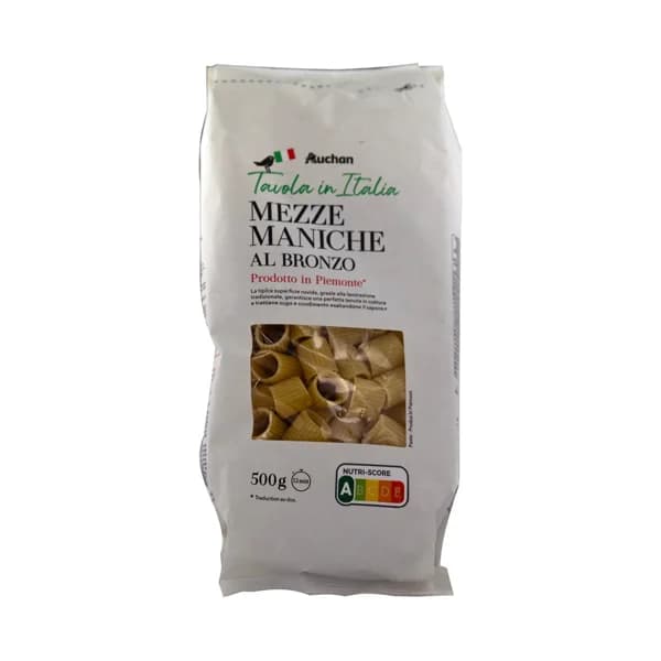 PRODUCTO ALCAMPO Pasta mezze maniche al bronzo Tavola in Italia 500 g. - 0.5 kg - Imagen del producto en Findit