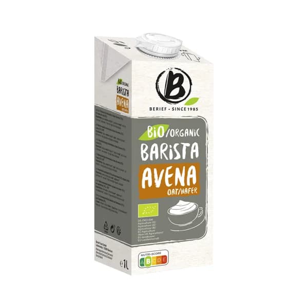BERIEF Barista Bebida vegetal de avena ecológica especial para café 1 l. - 1 l - Imagen del producto en Findit