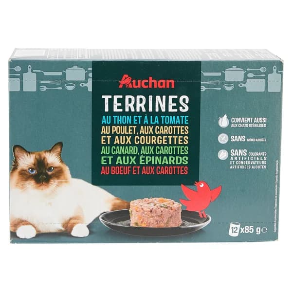 PRODUCTO ALCAMPO Comida para gatos latita de paté PRODUCTO ALCAMPO 12 uds. 85 gr. - 1.02 kg - Imagen del producto en Findit
