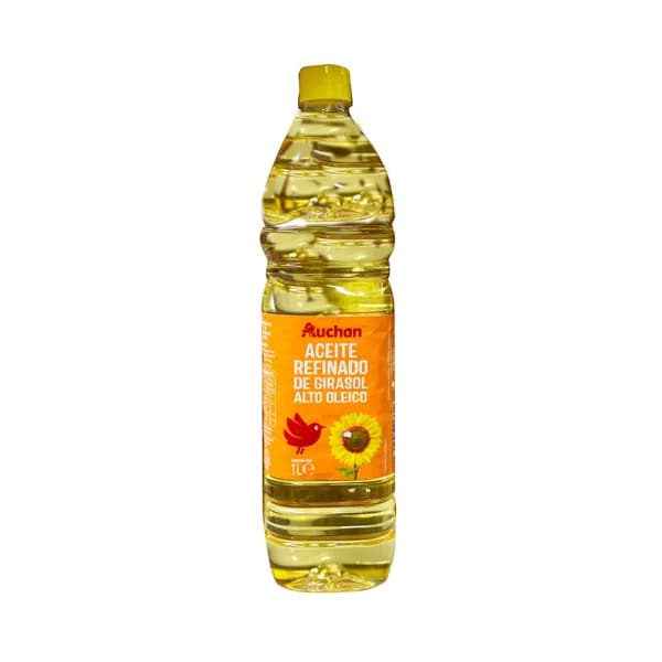 PRODUCTO ALCAMPO Aceite de refinado de girasol alto oleico botella de 1 l. - 1 l - Imagen del producto en Findit
