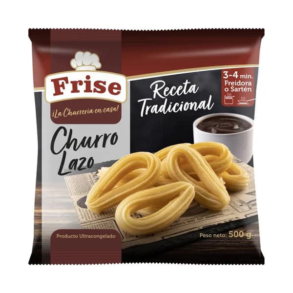 FRISE Churros ultracongelados con forma de lazo (receta tradicional) FRISE 500 g. - 0.5 kg - Imagen del producto en Findit