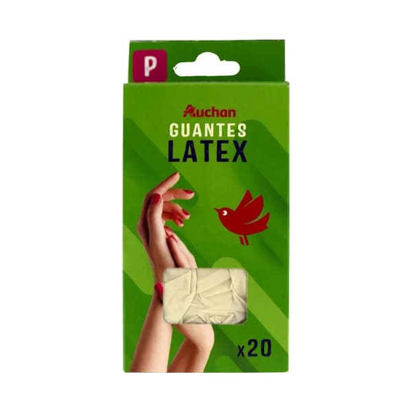 PRODUCTO ALCAMPO Guantes finos de latex talla P 20 uds. - 1 ud - Imagen del producto en Findit