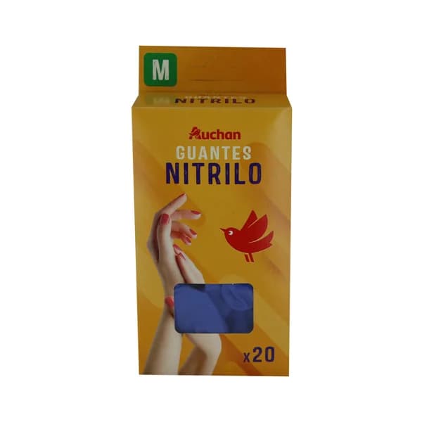 PRODUCTO ALCAMPO Guantes de nitrilo talla mediana PRODUCTO ALCAMPO 20 uds. - 1 ud - Imagen del producto en Findit