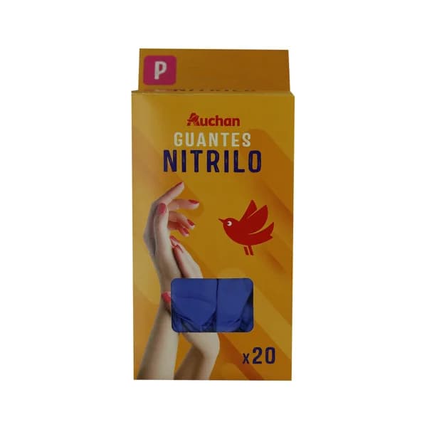 Guantes de nitrilo talla pequeña PRODUCTO ALCAMPO 20 uds. - 1 ud - Imagen del producto en Findit