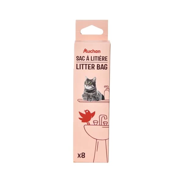 PRODUCTO ALCAMPO Bolsa para recoger la arena de los gatos 8 uds. - 1 ud - Imagen del producto en Findit