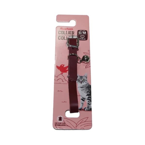 PRODUCTO ALCAMPO Collar (1 cm), para gatos S / M (17 - 25 cm), color rojo. - 1 ud - Imagen del producto en Findit