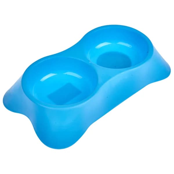 PRODUCTO ALCAMPO Cuenco doble para gatos (comedero y bebedero) de 34 x 19.5 x 6.3 cm. - 1 ud - Imagen del producto en Findit